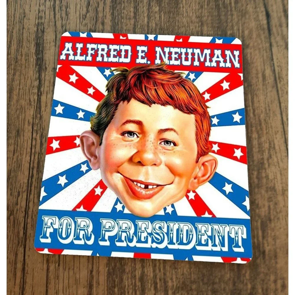 Alfred E Newman For President Mad Mouse Pad